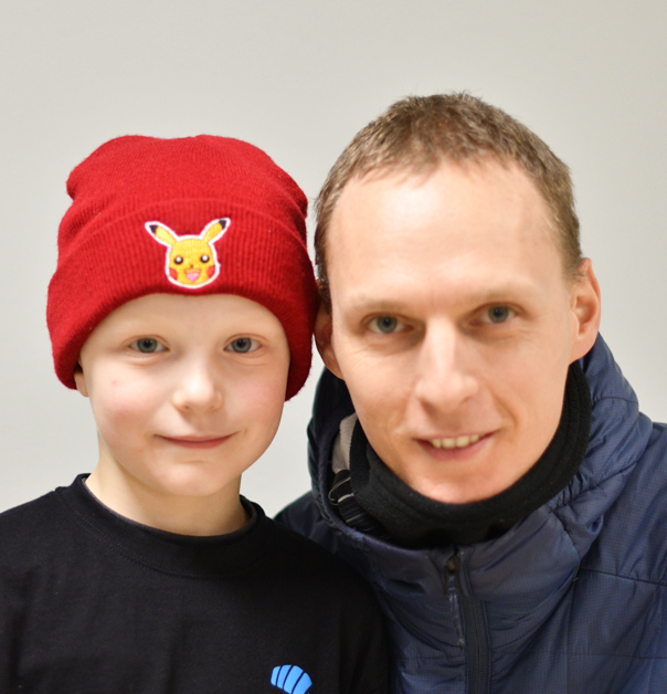 Maël et son papa