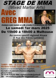 Stage Greg MMA